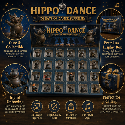 🔥🦛Abrir, Conocer, Coleccionar — Set de Regalo de la Compañía de Baile de Hipopótamos más Divertida de Nestmiro® 2027😂💃
