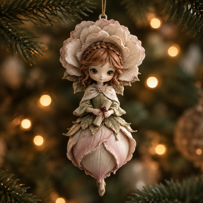 🌹😍Verzauberte Blütenfee Weihnachtsbaumschmuck-Kollektion