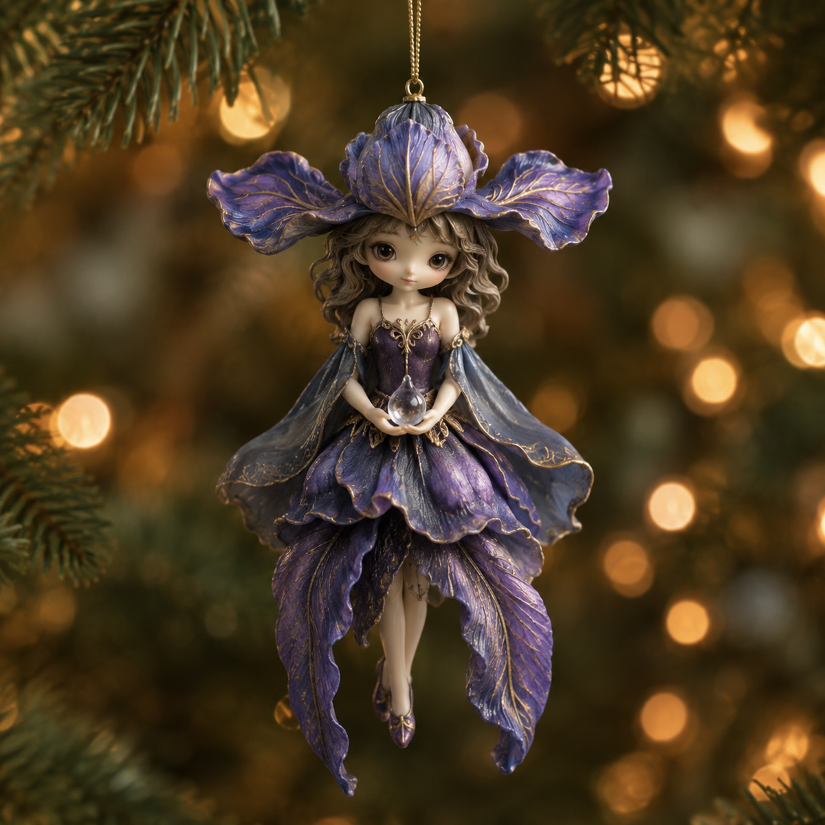 🌹😍Verzauberte Blütenfee Weihnachtsbaumschmuck-Kollektion
