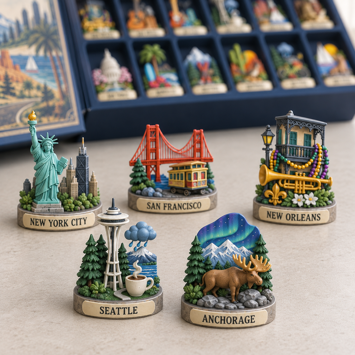 🔥24 Cities, 24 Stories – American City Keepsake Collection