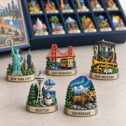 🔥24 Cities, 24 Stories – American City Keepsake Collection