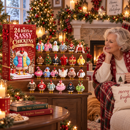 🔥😂Sassy Clucks™ – 24-Day Christmas Advent Calendar