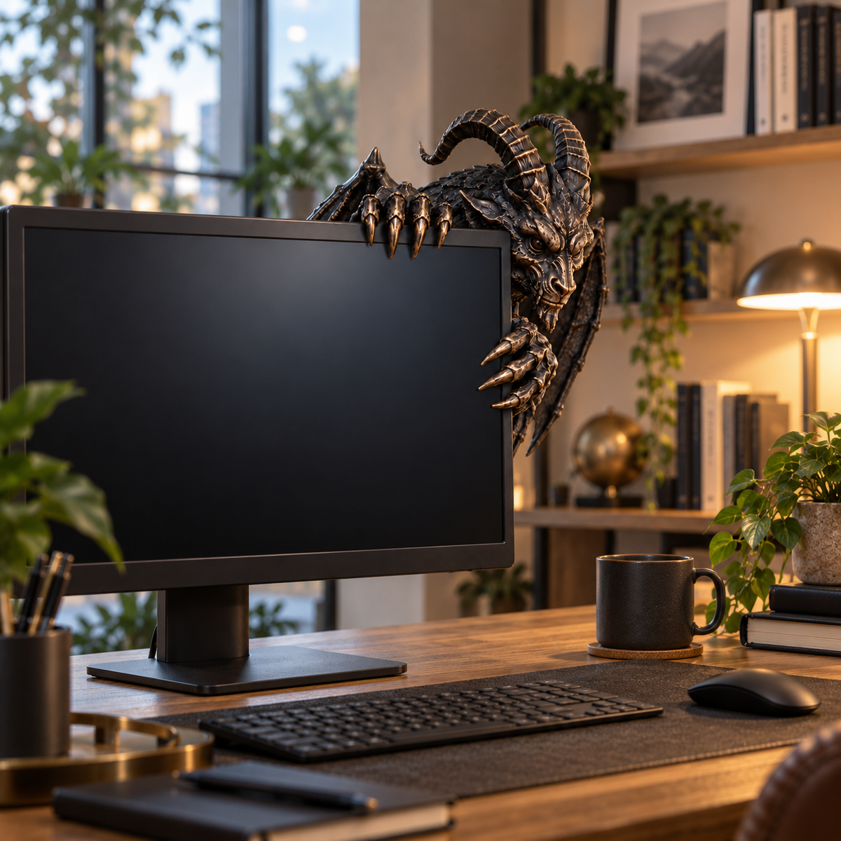 🔥Screen Creepers™ – Fantasy Monitor Decorations