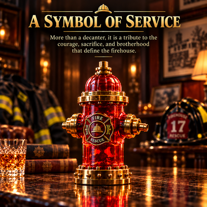 Firehouse Reserve™ — Firefighter Tribute Whiskey Decanter