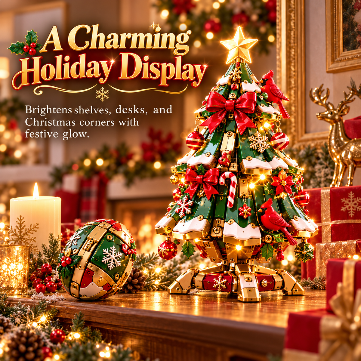 🔥 Egg-to-Christmas Tree™ Magical Transforming Toy – 🎁Cardinal Christmas Tree Holiday Gift