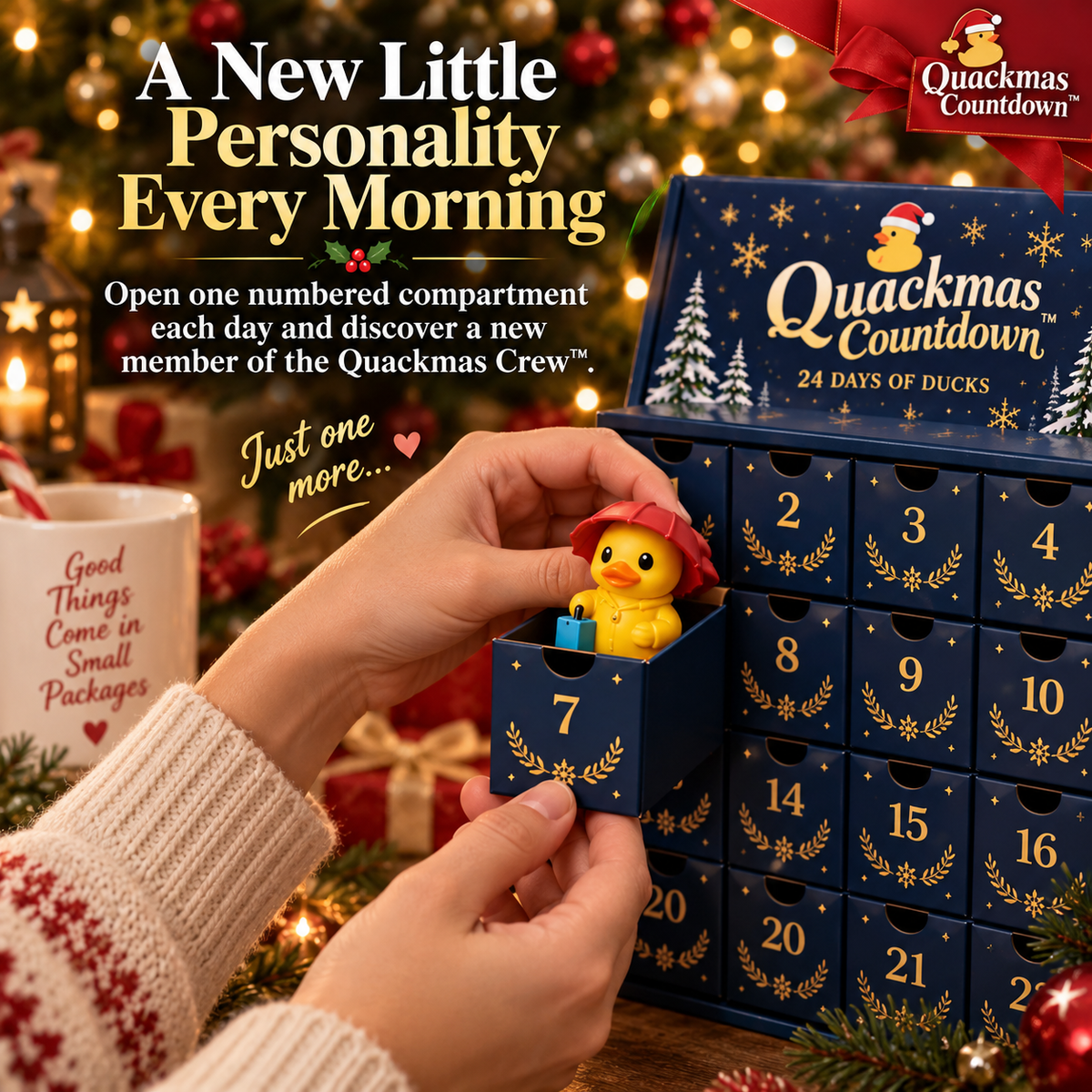 Christmas 24 Days of Duck Magic Collectible Figures - Duck Magic Advent Calendar