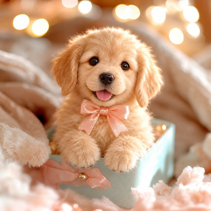 ⭐2026 USA Sale: Up to 50% OFF -✨Golden Buddy Realistic Robot Golden Retriever Puppy
