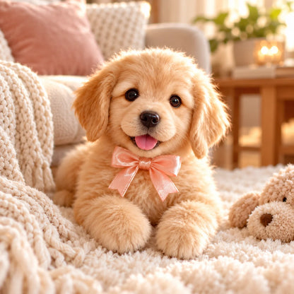 ⭐2026 USA Sale: Up to 50% OFF -✨Golden Buddy Realistic Robot Golden Retriever Puppy