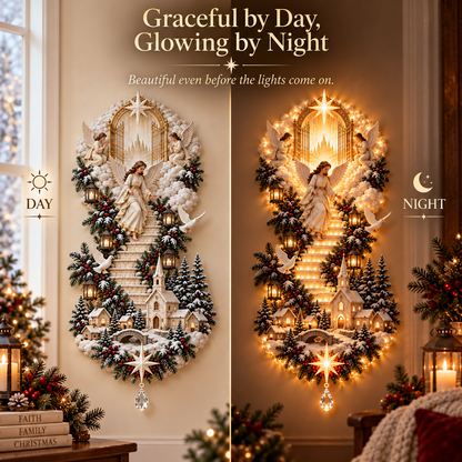 ✝️Jesus Light of Heaven Christmas Wall Hanging(❤Same as the video)