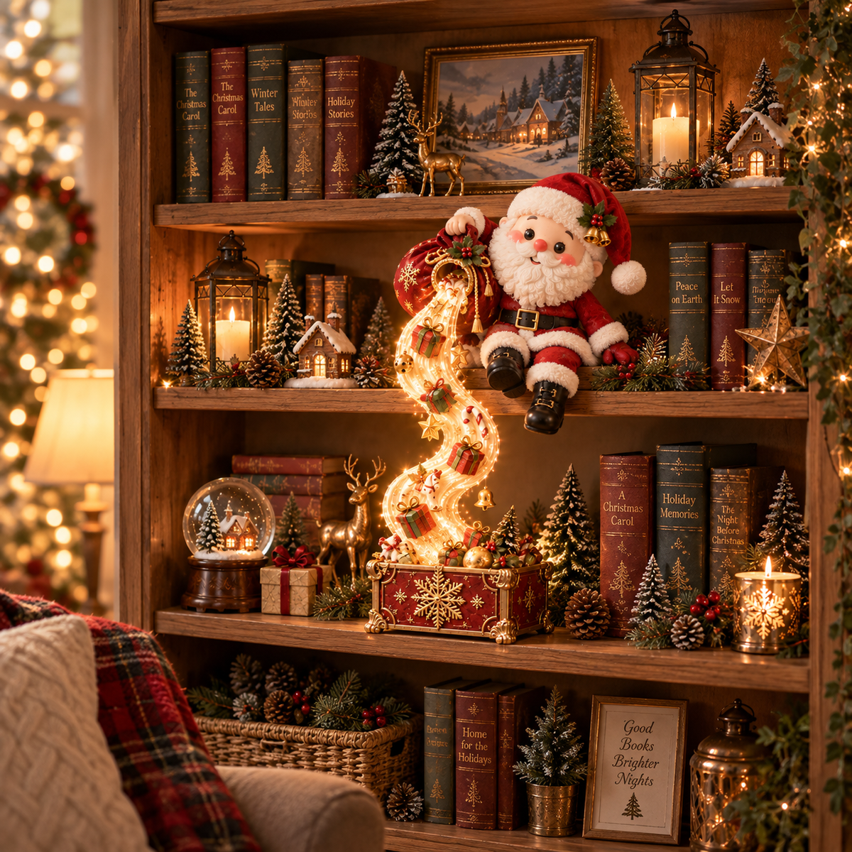 🔥😍Christmas Magic Cascade Shelf Sitter Collection
