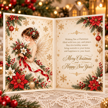 ✨3D Christmas Angel Greeting Card
