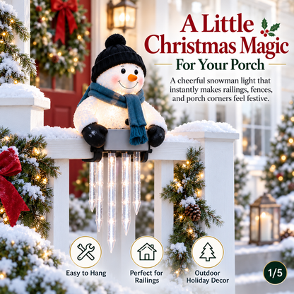 2027 Nestmiro® Christmas Glow Friends Icicle Railing Lights