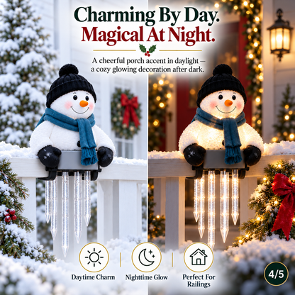 2027 Nestmiro® Christmas Glow Friends Icicle Railing Lights