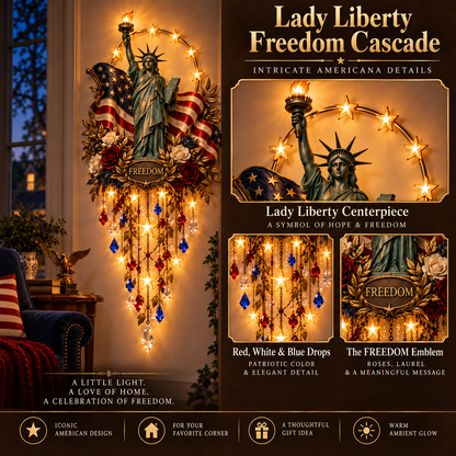 ✨🗽 American Icons Cascade Wall Light Collection – Let Freedom Glow