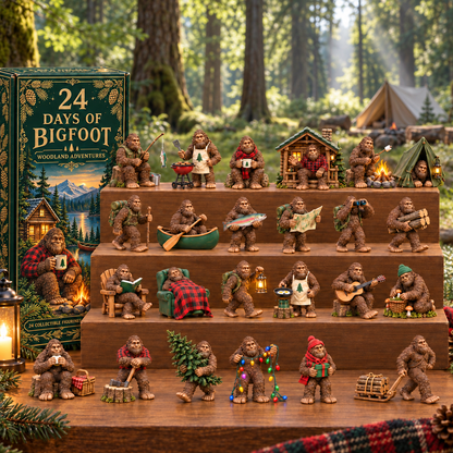 24 Days of Bigfoot – Woodland Adventures Advent Calendar with 24 Collectible Figurines
