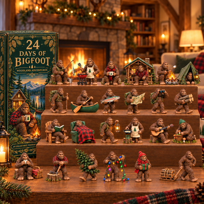 24 Days of Bigfoot – Woodland Adventures Advent Calendar with 24 Collectible Figurines