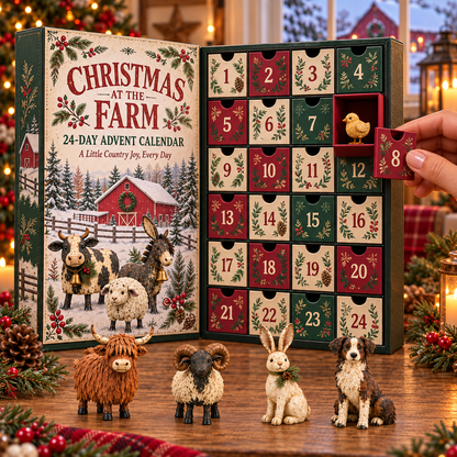 🎄🐓Christmas at the Farm — 24-Day Farm Animal Advent Calendar