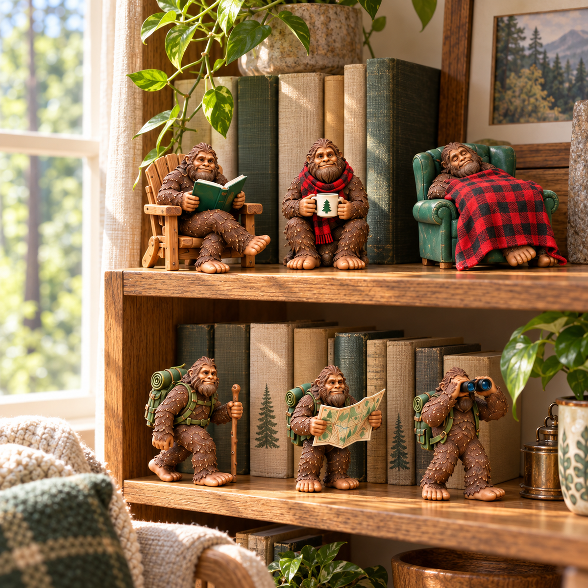 24 Days of Bigfoot – Woodland Adventures Advent Calendar with 24 Collectible Figurines