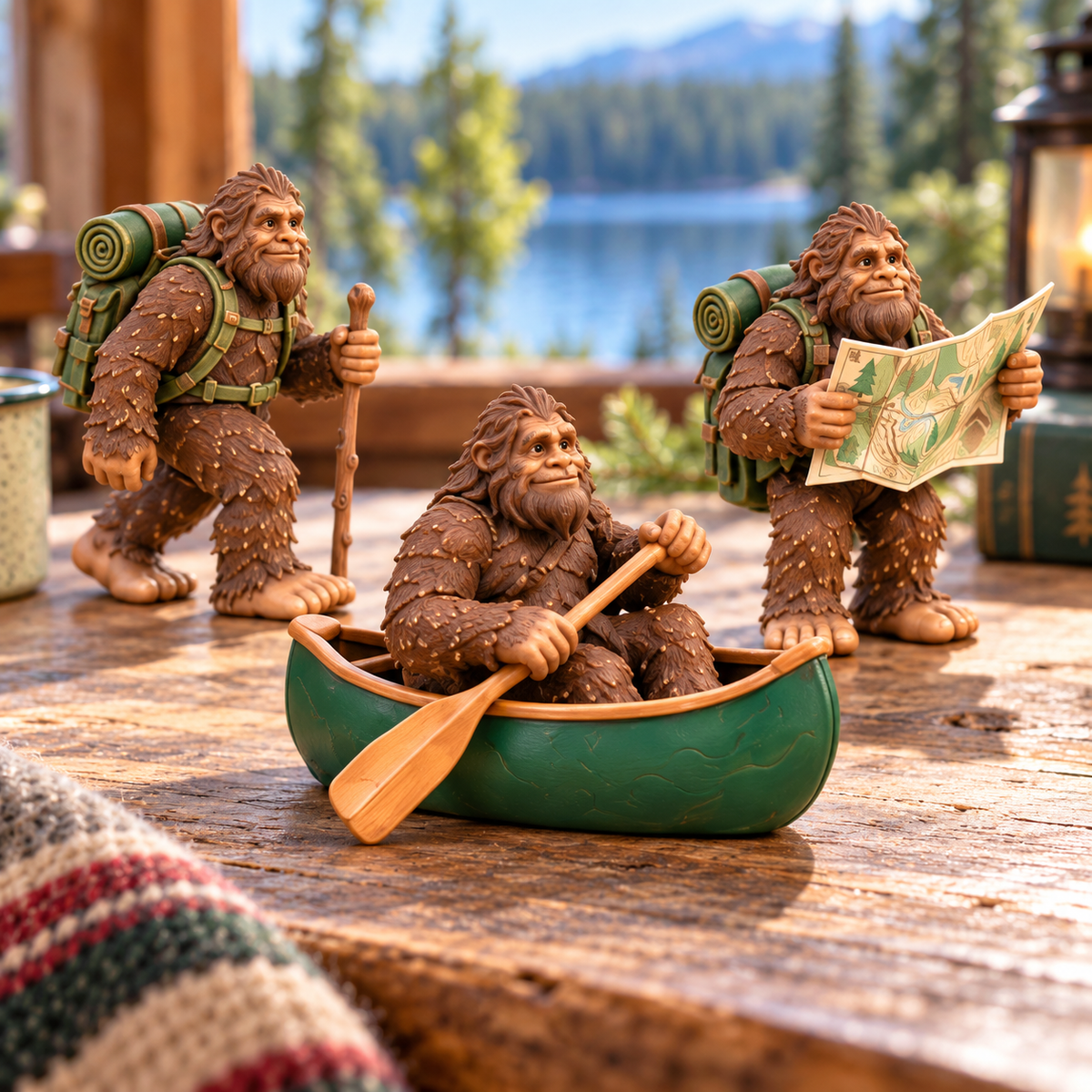 24 Days of Bigfoot – Woodland Adventures Advent Calendar with 24 Collectible Figurines