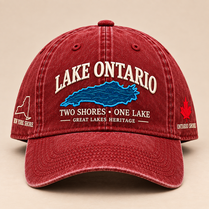 🔥😍Lake Ontario Heritage Cap – Two Shores, One Lake