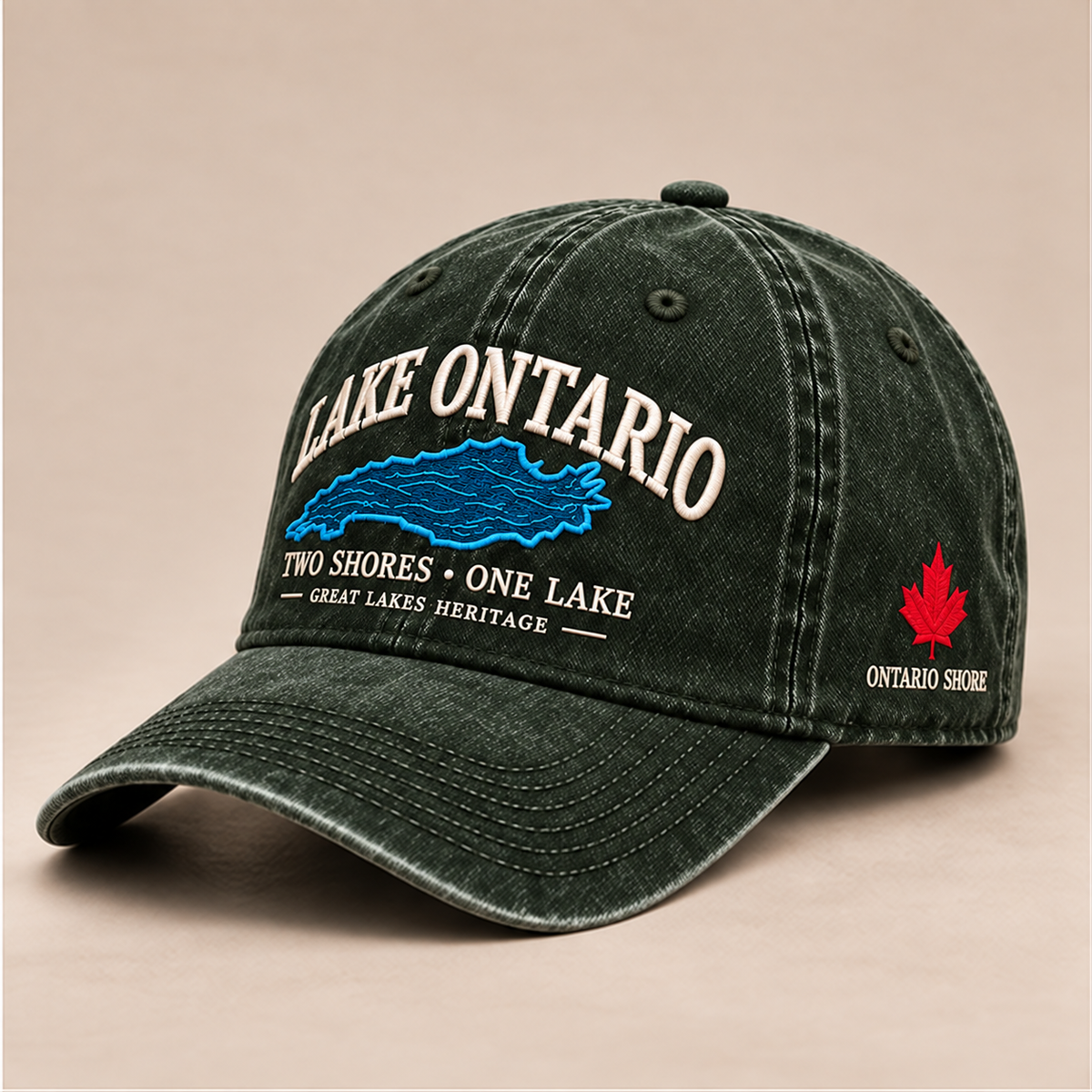 🔥😍Lake Ontario Heritage Cap – Two Shores, One Lake