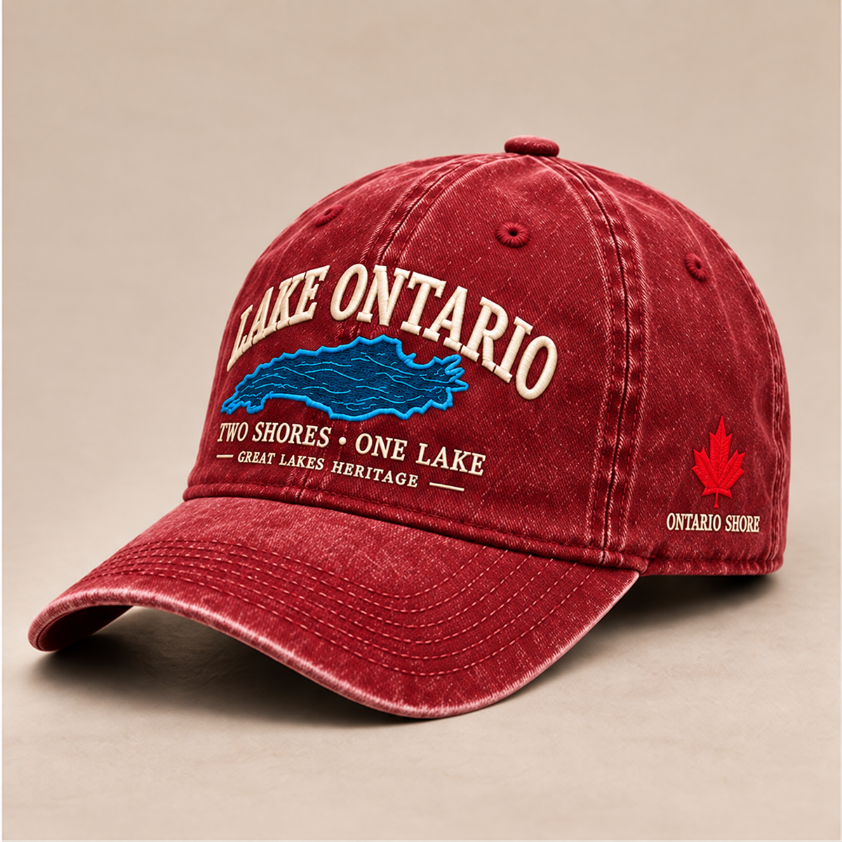🔥😍Lake Ontario Heritage Cap – Two Shores, One Lake