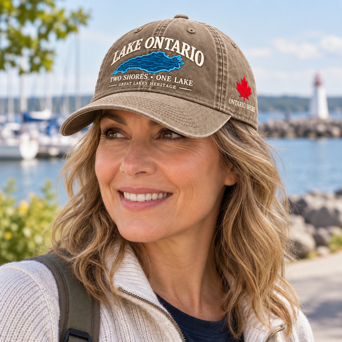 🔥😍Lake Ontario Heritage Cap – Two Shores, One Lake