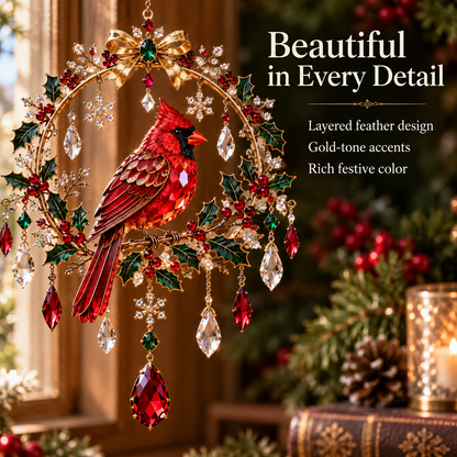 ✨🎄 Christmas Sparkle Suncatcher – Hanging Window Décor | 5 Festive Designs