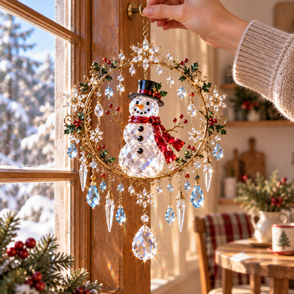 ✨🎄 Christmas Sparkle Suncatcher – Hanging Window Décor | 5 Festive Designs