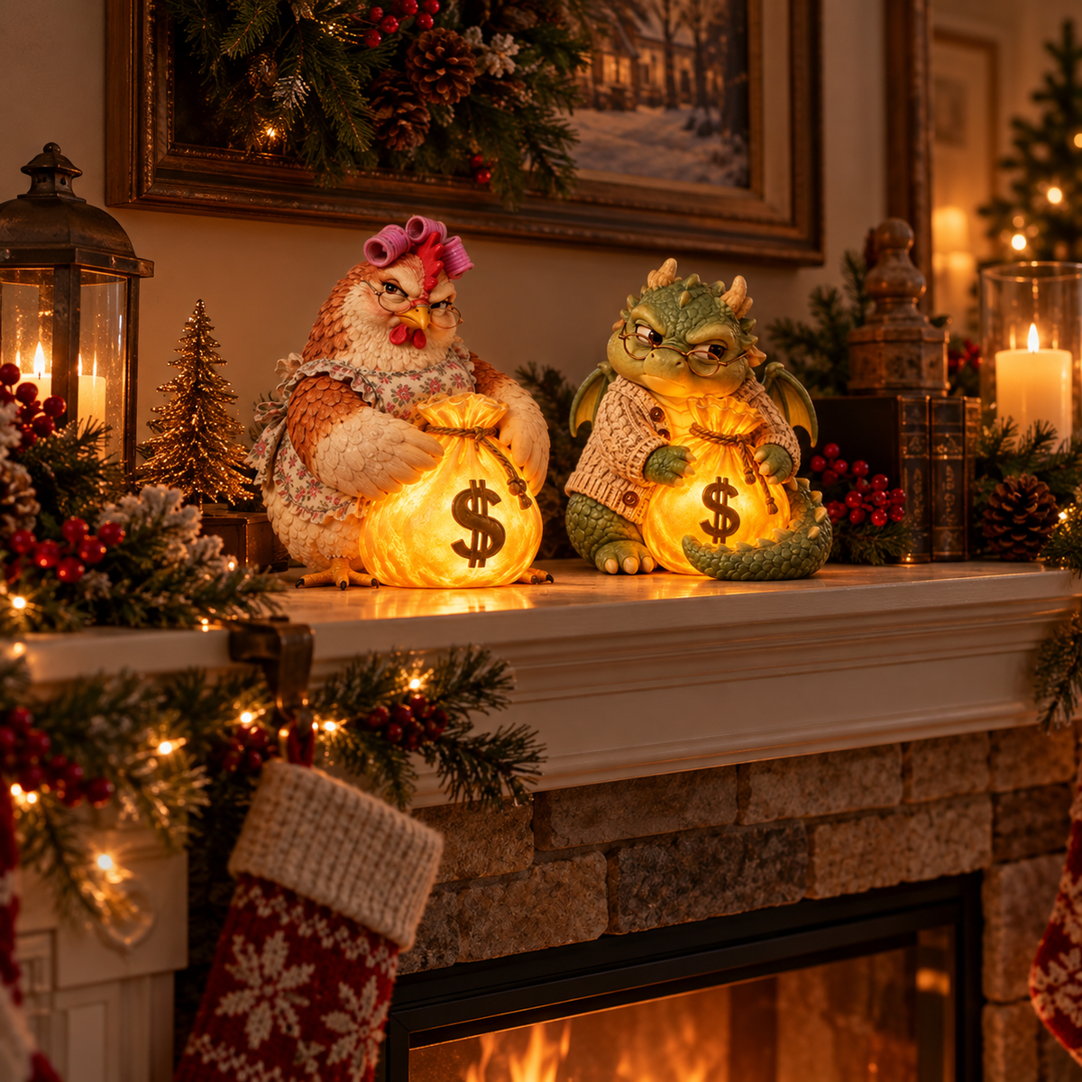 😂Hands Off My Stash! – Light-Up Figurines