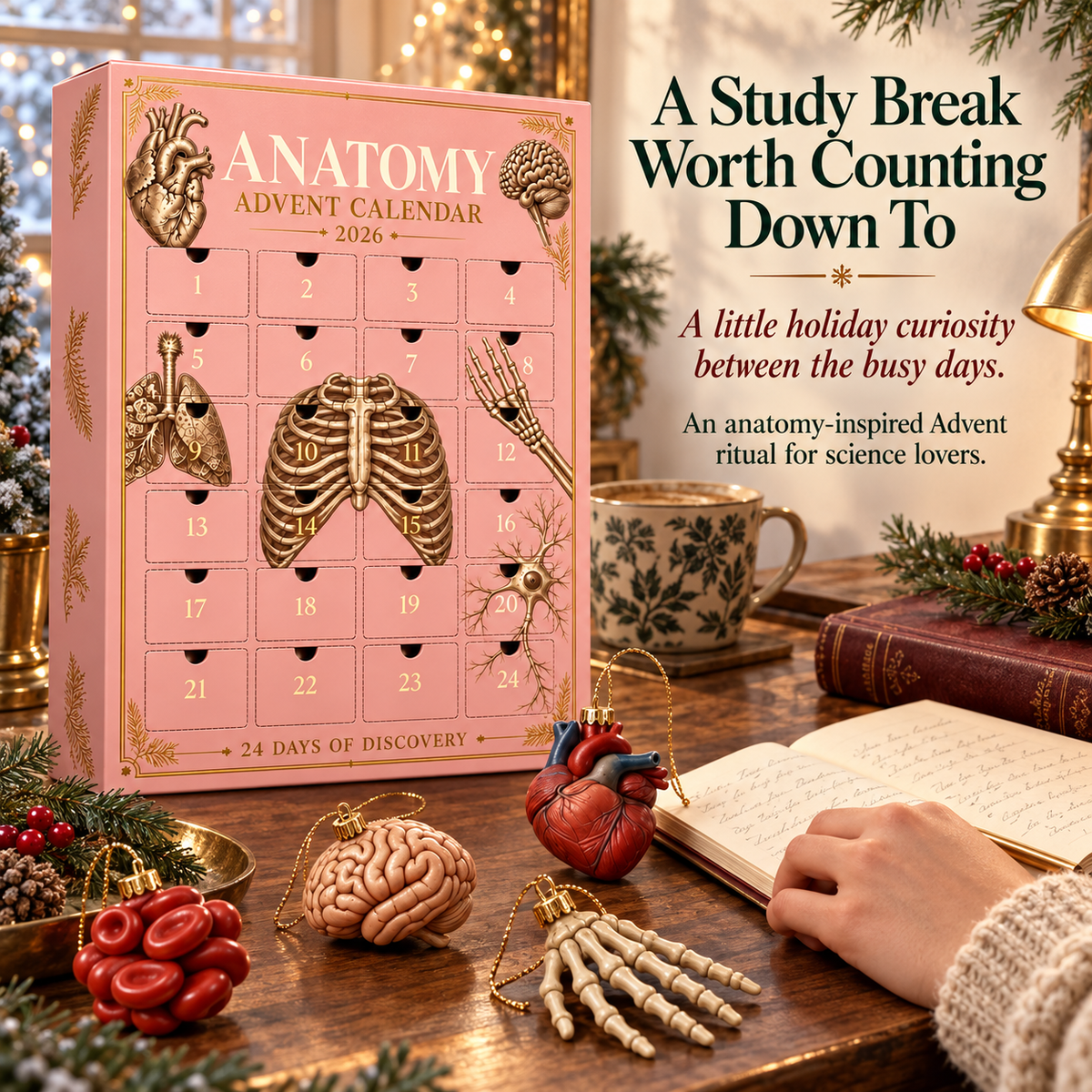 Anolumi Anatomy Advent Calendar — 24 Anatomy Ornaments