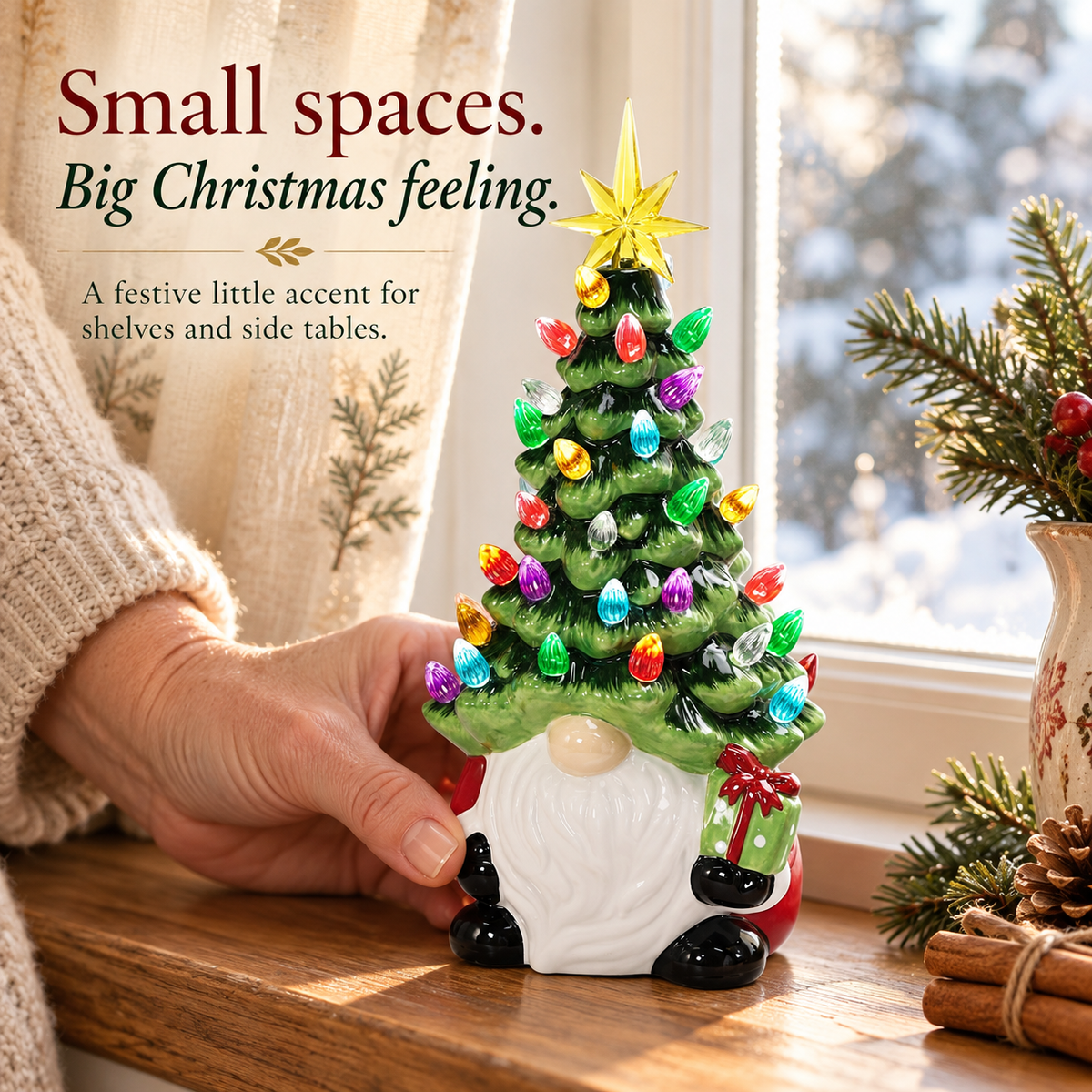 ✨DIY Lighted Christmas Gnome Tree - Best Gift For Family