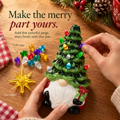 ✨DIY Lighted Christmas Gnome Tree - Best Gift For Family