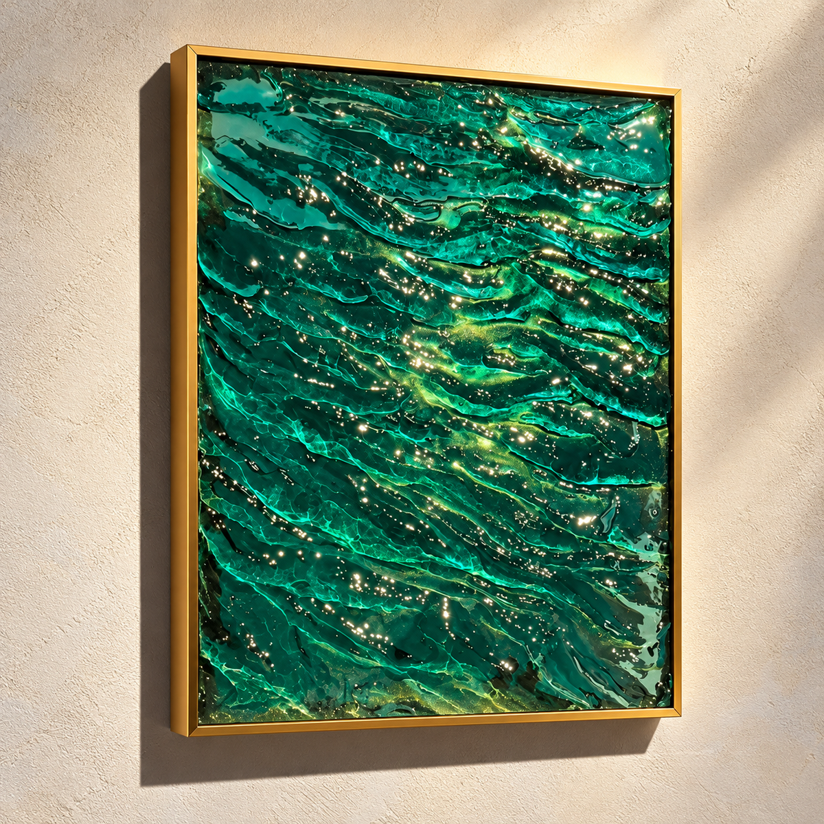 Ocean in a Frame — 3D Water Ripple Wall Art