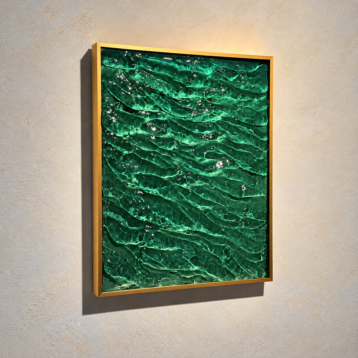 Ocean in a Frame — 3D Water Ripple Wall Art