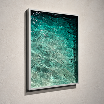 Ocean in a Frame — 3D Water Ripple Wall Art