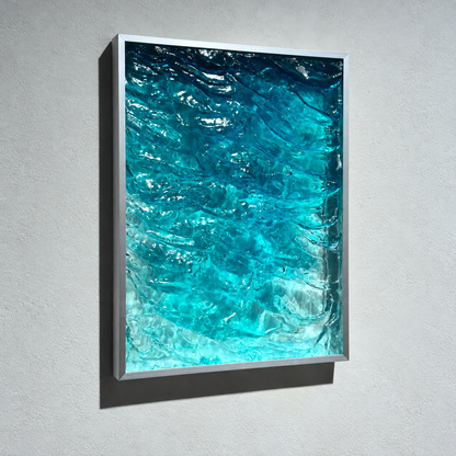 Ocean in a Frame — 3D Water Ripple Wall Art
