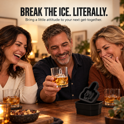 Ice With Attitude – Middle Finger Ice Cube Mold