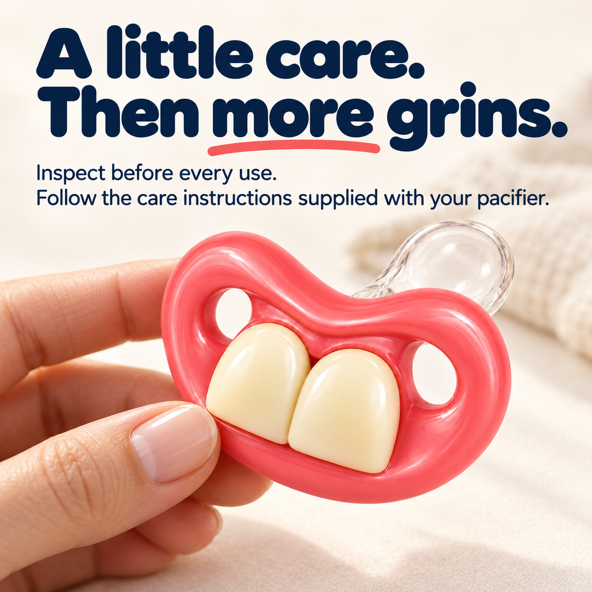 Funny Soft Toddler Pacifiers