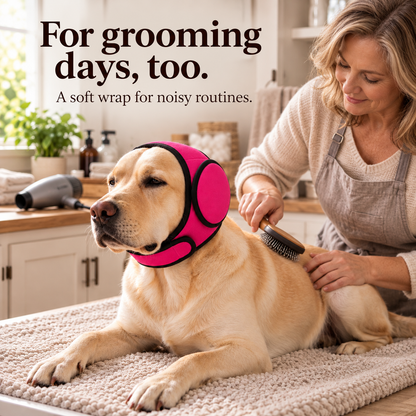 🐾CozyQuiet — Calming Ear Wrap for Dogs