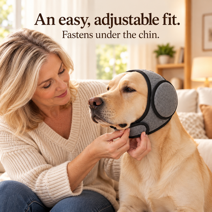 🐾CozyQuiet — Calming Ear Wrap for Dogs