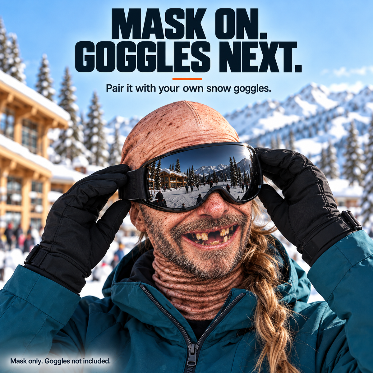 Lift Laughs – Funny Face Ski Mask