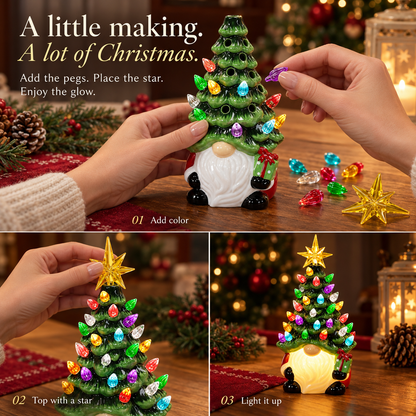 ✨DIY Lighted Christmas Gnome Tree - Best Gift For Family