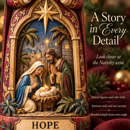 ✝️🌲Faithful Journey – Three Wise Men Nativity Christmas Figurine Set