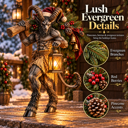 🔥2026 Hot Sale - Krampus Lighted Christmas Woodland Decor
