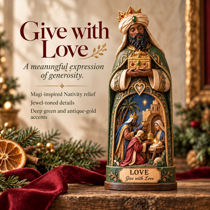 ✝️🌲Faithful Journey – Three Wise Men Nativity Christmas Figurine Set