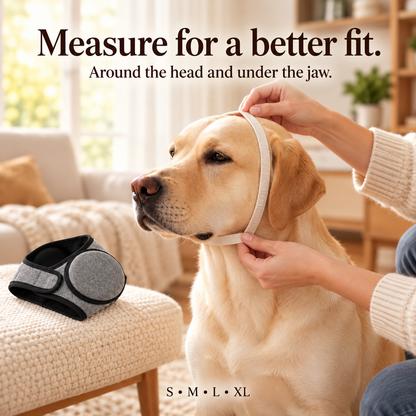 🐾CozyQuiet — Calming Ear Wrap for Dogs