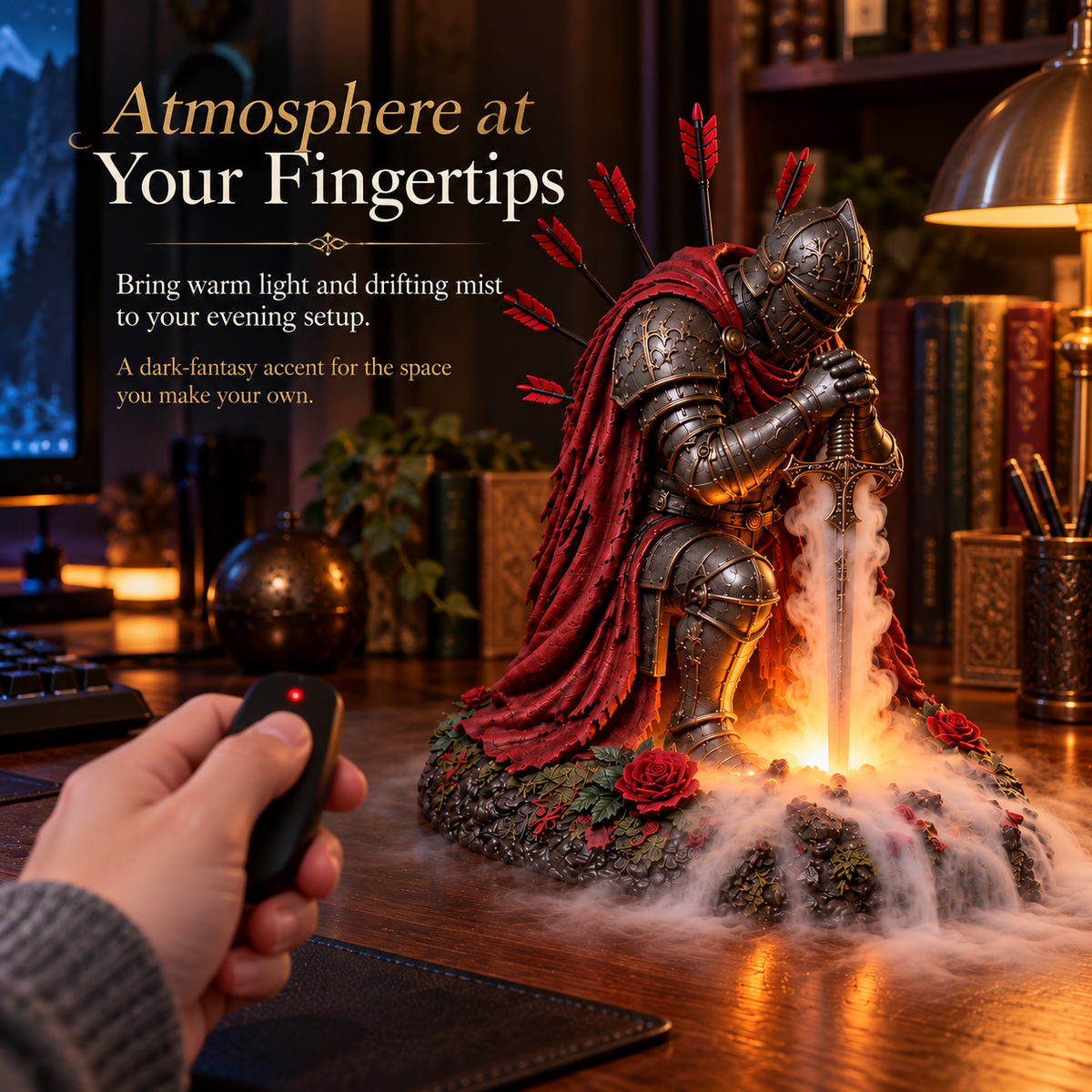 ⚔️The Last Knight — Glowing Sword Mist Diffuser