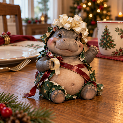 🔥🦛Merry Little Troublemakers – Christmas Hippo Collection