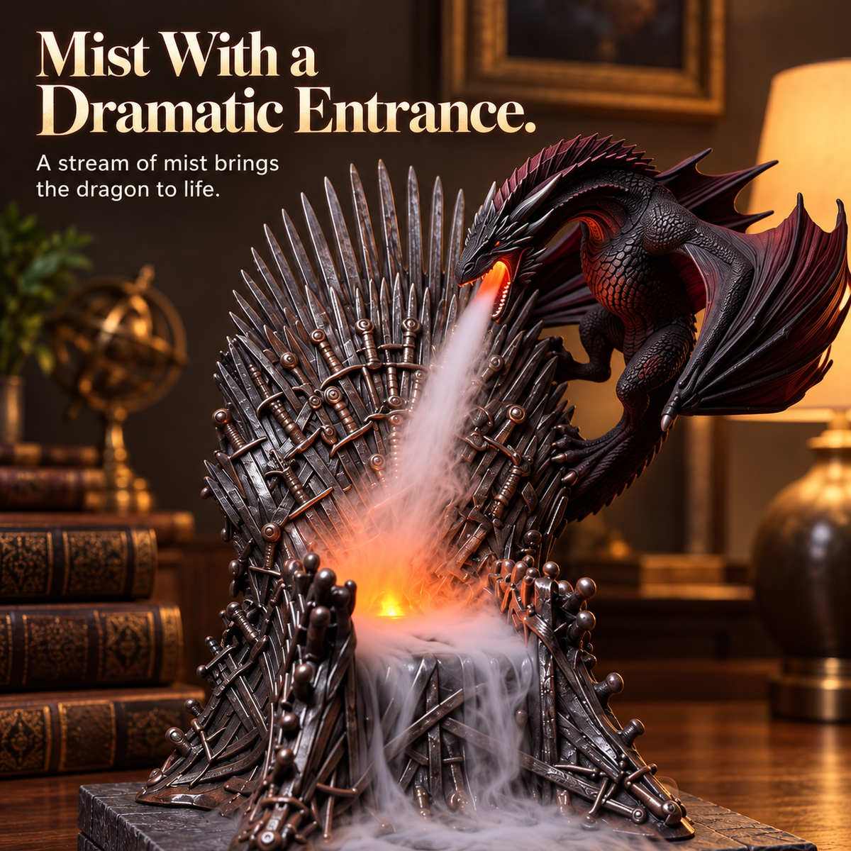🐲Dragon's Breath – Light-Up Dragon Mist Humidifier
